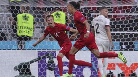 Denmark Unggul Atas Belgia di Babak Pertama Euro 2020