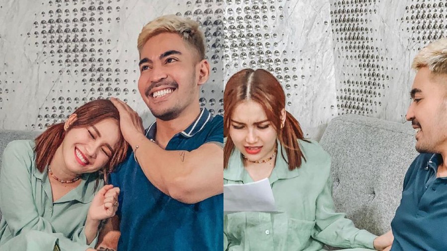 Foto Ayu Ting Ting dan Robby Purba.