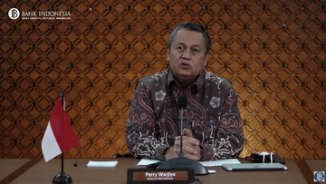 Pengumuman Hasil Rapat Dewan Gubernur Bulanan Bulan Juni 2021. (Tangkapan layar Youtube BI)
