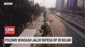 VIDEO: Polemik Bongkar Jalur Sepeda Rp 28 Miliar