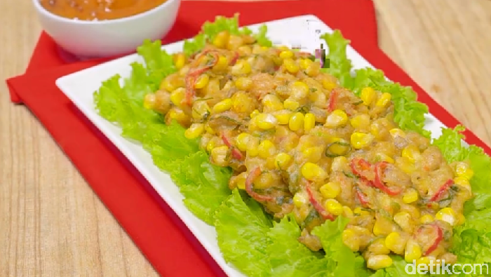 Resep Bakwan Jagung Cakalang Saus Spicymayorasi