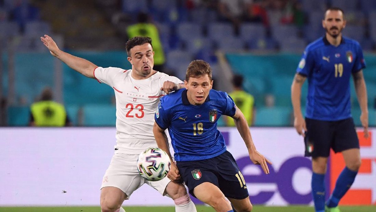 FOTO: Laju Serempak Italia ke 16 Besar Euro 2020