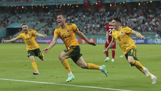 Berikut ini prediksi hasil Wales vs Denmark pada pertandingan babak 16 besar Euro 2020.