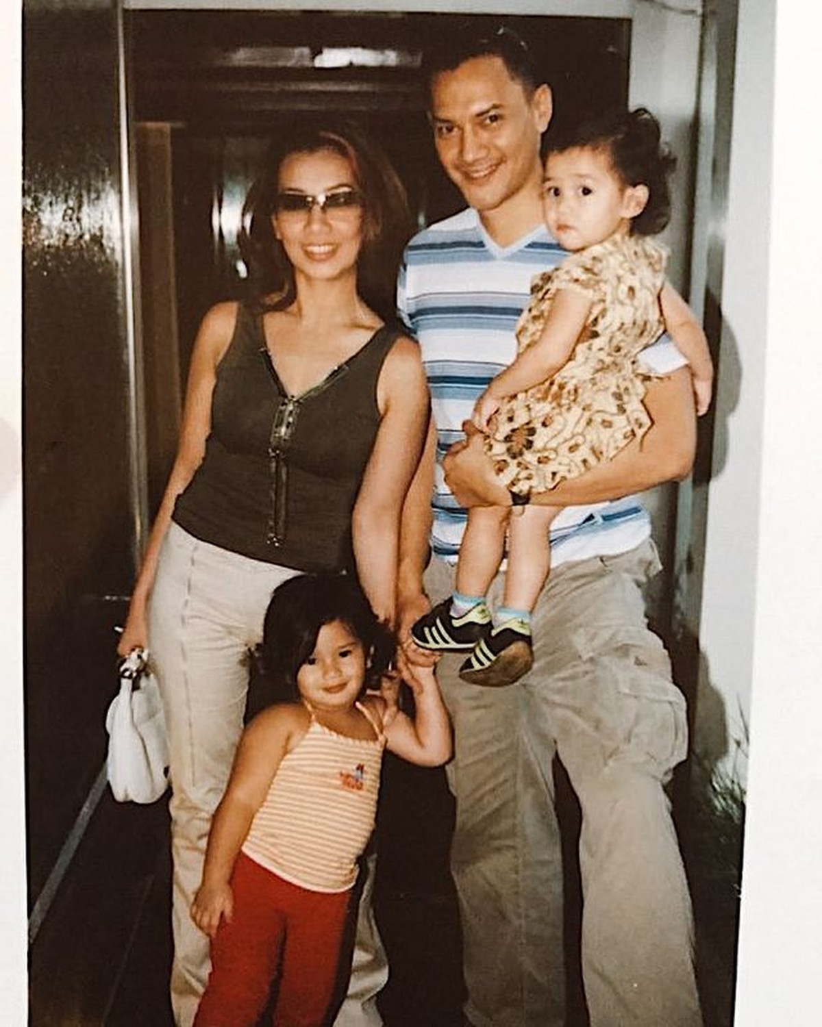 Lihat foto masa Kecil Aaliyah dengan Adjie Massaid dan Reza bikin sedih&period;