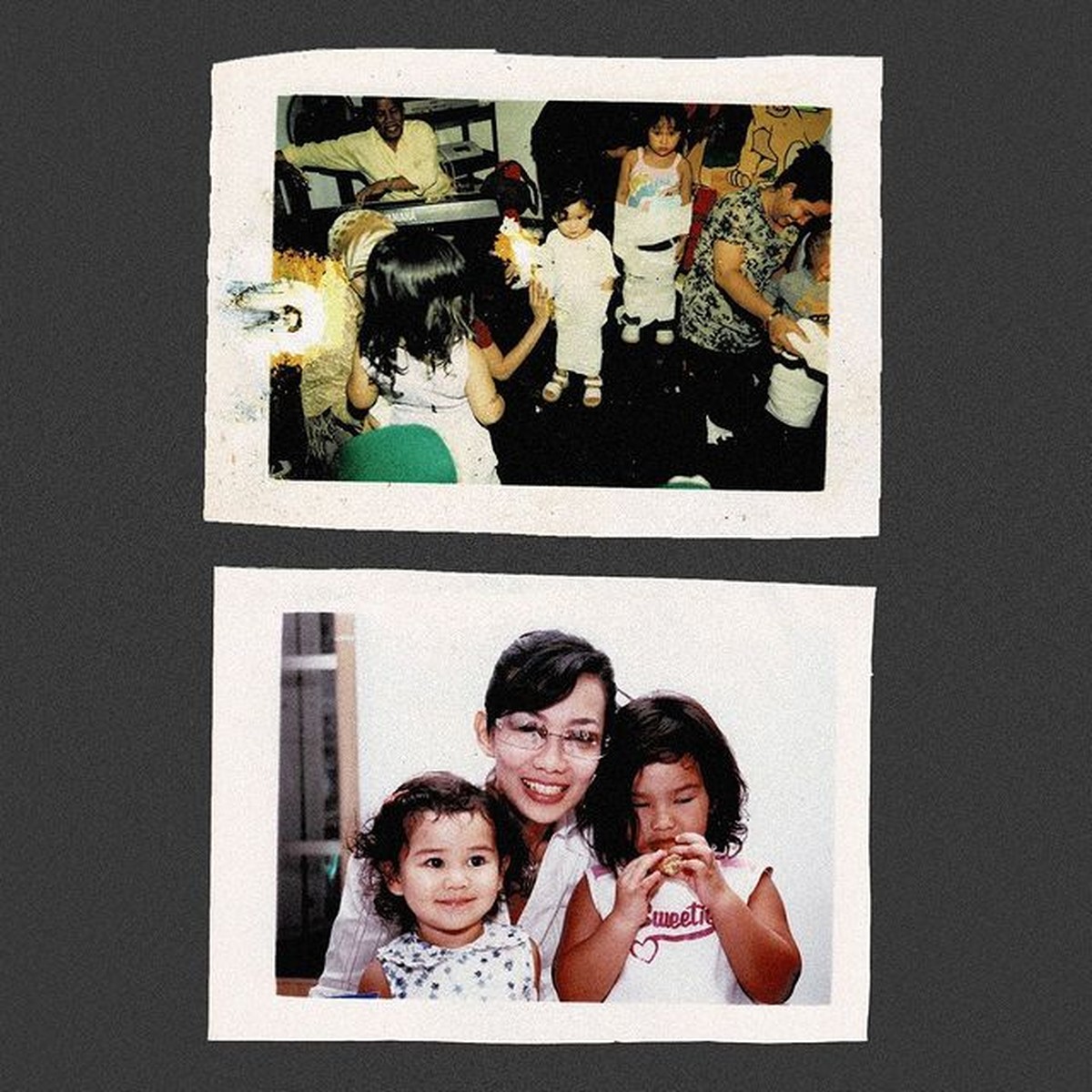 Lihat foto masa Kecil Aaliyah dengan Adjie Massaid dan Reza bikin sedih&period;