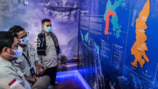 Menparekraf Sandiaga Uno mendukung penuh pengajuan Maros Pangkep Geopark ke UNESCO karena bisa menciptakan lapangan kerja baru.