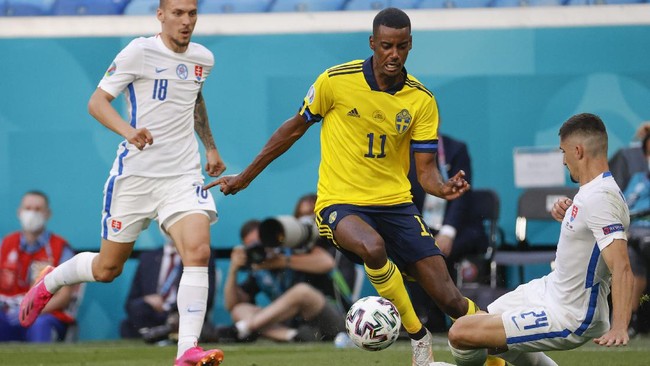 Dua tim yang tidak diunggulkan, Swedia dan Ukraina akan bertemu dalam pertandingan babak 16 besar Euro 2020 (Euro 2021).