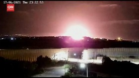 VIDEO: Diserang Balon Api Hamas, Israel Balas Gempur Gaza