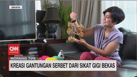 VIDEO: Kreasi Gantungan Serbet Dari Sikat Gigi Bekas
