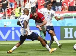Babak I Selesai, Prancis Tertinggal 0-1 dari Hungaria