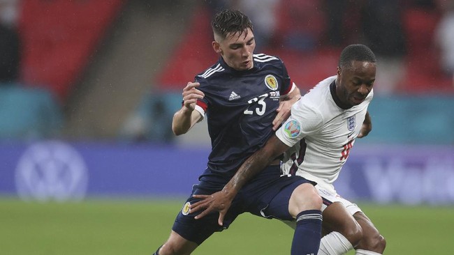 Inggris dan Skotlandia bermain imbang dengan skor 0-0 di penyisihan Grup D Euro 2020 (Euro 2021).