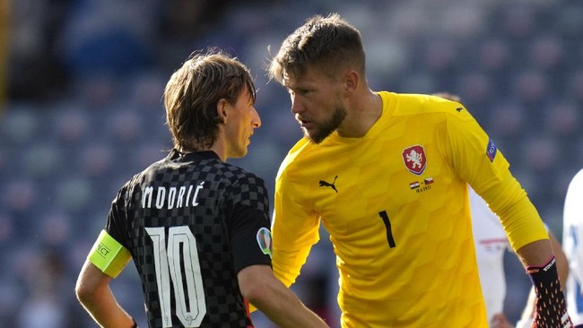 FOTO: Kroasia dan Ceko Sama Kuat di Euro 2020