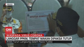 VIDEO: Langgar PPKM, Tempat Makan Dipaksa Tutup