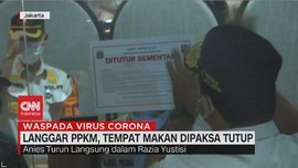 VIDEO: Langgar PPKM, Tempat Makan Dipaksa Tutup
