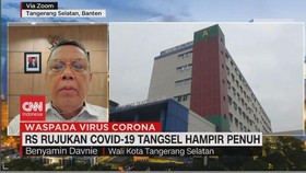VIDEO: RS Rujukan Covid-19 Tangsel Hampir Penuh