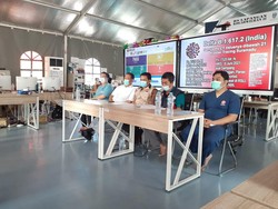 Bed untuk Pasien COVID-19 di RSLI Surabaya Tersisa 41