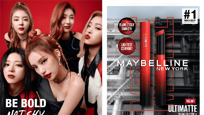 Grup Kpop ITZY Jadi Brand Ambassador Maybelline Global