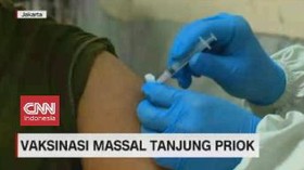 VIDEO: Vaksinasi Massal di Tanjung Priok