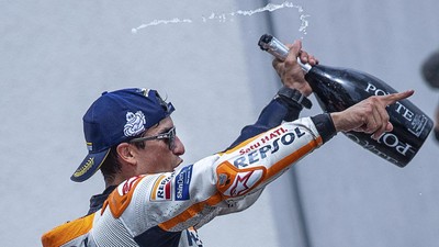 FOTO: Marquez Kembali Juara di MotoGP Jerman 2021