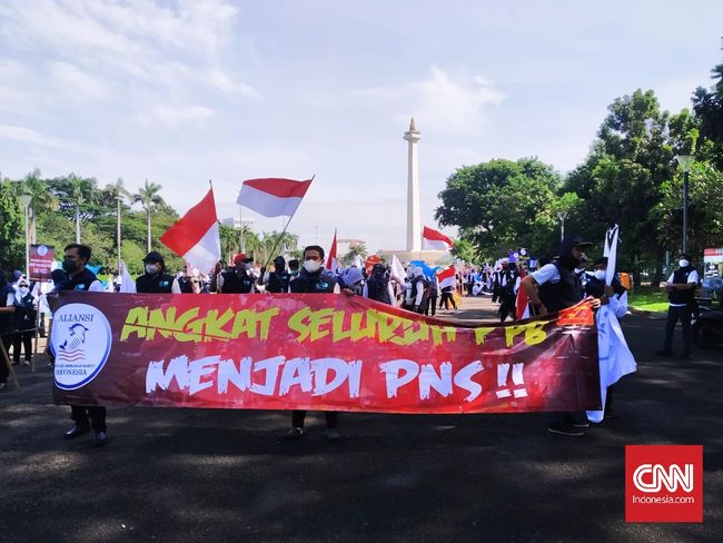 Ratusan Penyuluh Perikanan Demo Kkp Minta Diangkat Jadi Pns