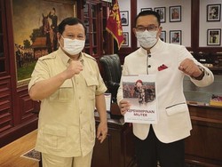 Ridwan Kamil Bertemu Menhan Prabowo, Bahas Apa?