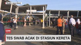 VIDEO: Tes Swab Acak di Stasiun Kereta