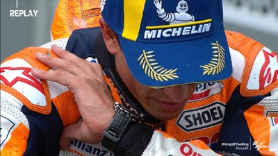 VIDEO: Detik-detik Tangis Marquez Pecah di MotoGP Jerman 2021