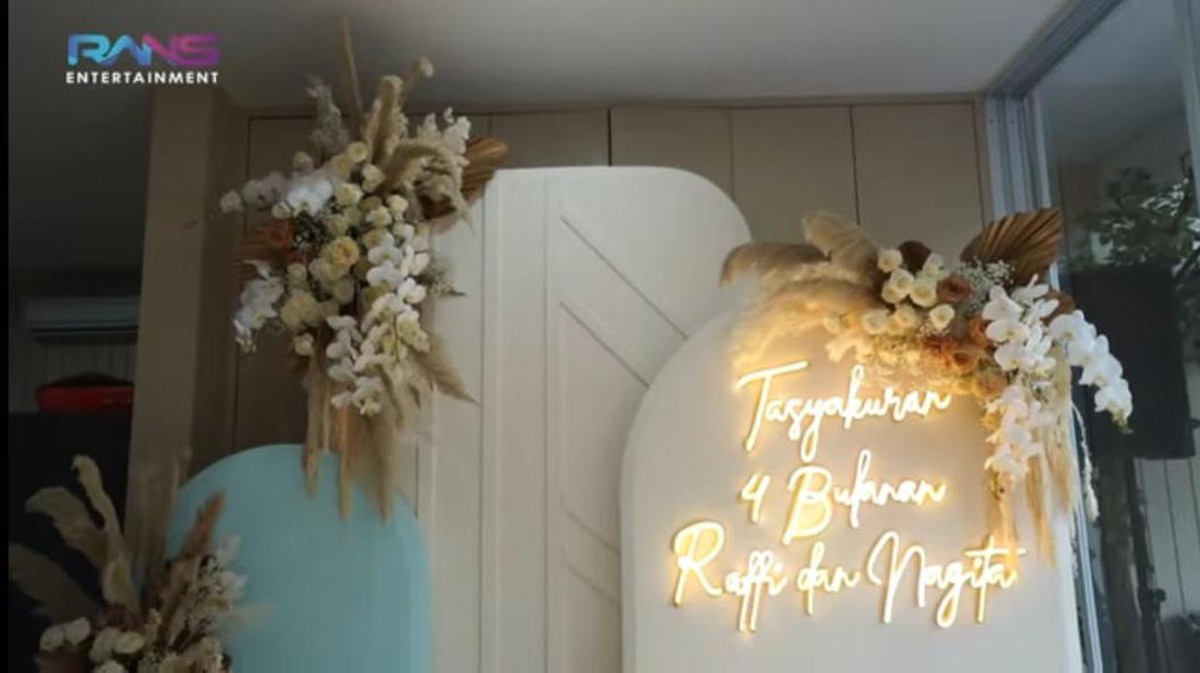 Usia kehamilan Nagita sudah masuk bulan ke empat&period; Raffi Ahmad pun menggelar acara syukuran&period; Yuk kita intip&excl;