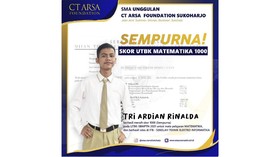 Rahasia Siswa CT Arsa Sukoharjo Raih Nilai Sempurna UTBK 2021