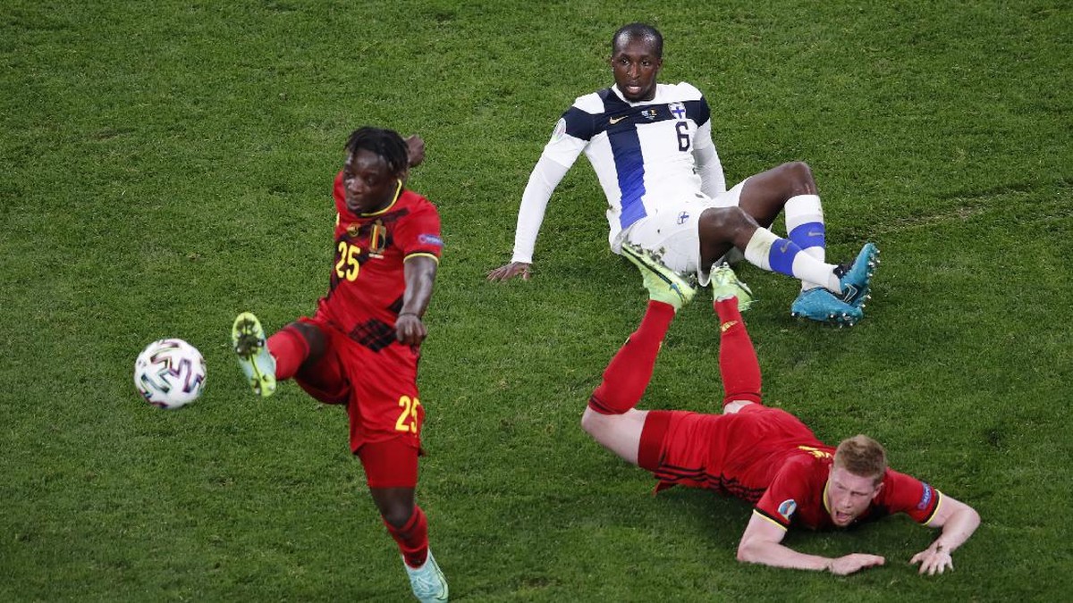 FOTO: Belgia Melangkah Sempurna ke 16 Besar Euro 2020