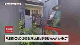 VIDEO: Pasien Covid-19 Dievakuasi Menggunakan Angkot
