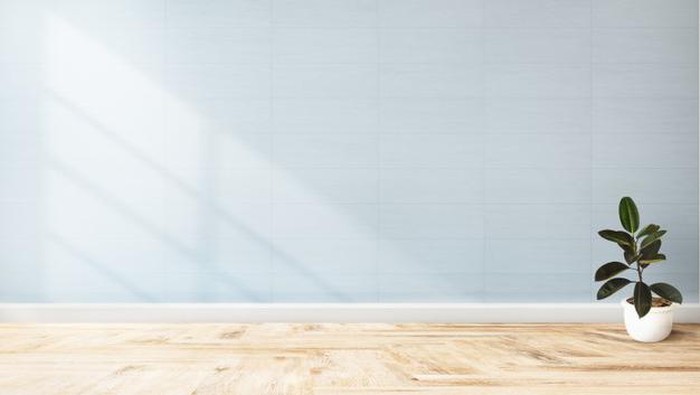 Warna cat rumah biru memberikan efek ketenangan.