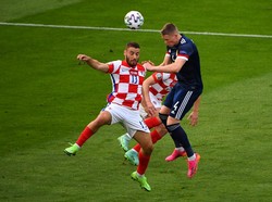 Euro 2020: Kroasia Vs Skotlandia Imbang 1-1 di Babak Pertama