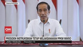 VIDEO: Presiden Instruksikan Tetap Melaksanakan PPKM Mikro