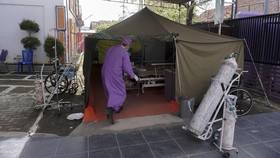 RSUD Tarakan Bangun Tenda Darurat di Halaman IGD dan SD