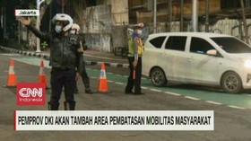 VIDEO: Pemprov DKI Akan Tambah Area Pembatasan Mobilitas
