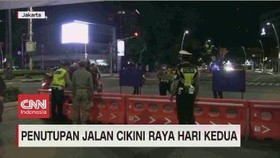 VIDEO: Penutupan Jalan Cikini Raya Hari Kedua