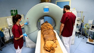 FOTO: Italia Pakai CT Scan untuk Ungkap Rahasia Mumi Mesir
