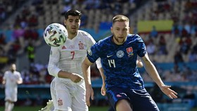 Spanyol Unggul Atas Slovakia di Babak Pertama Euro 2020