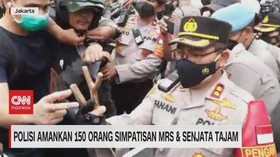 VIDEO: Polisi Amankan 150 Orang Simpatisan MRS & Sajam