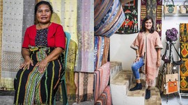 FOTO: Lembut Kain Tenun Songke khas Manggarai