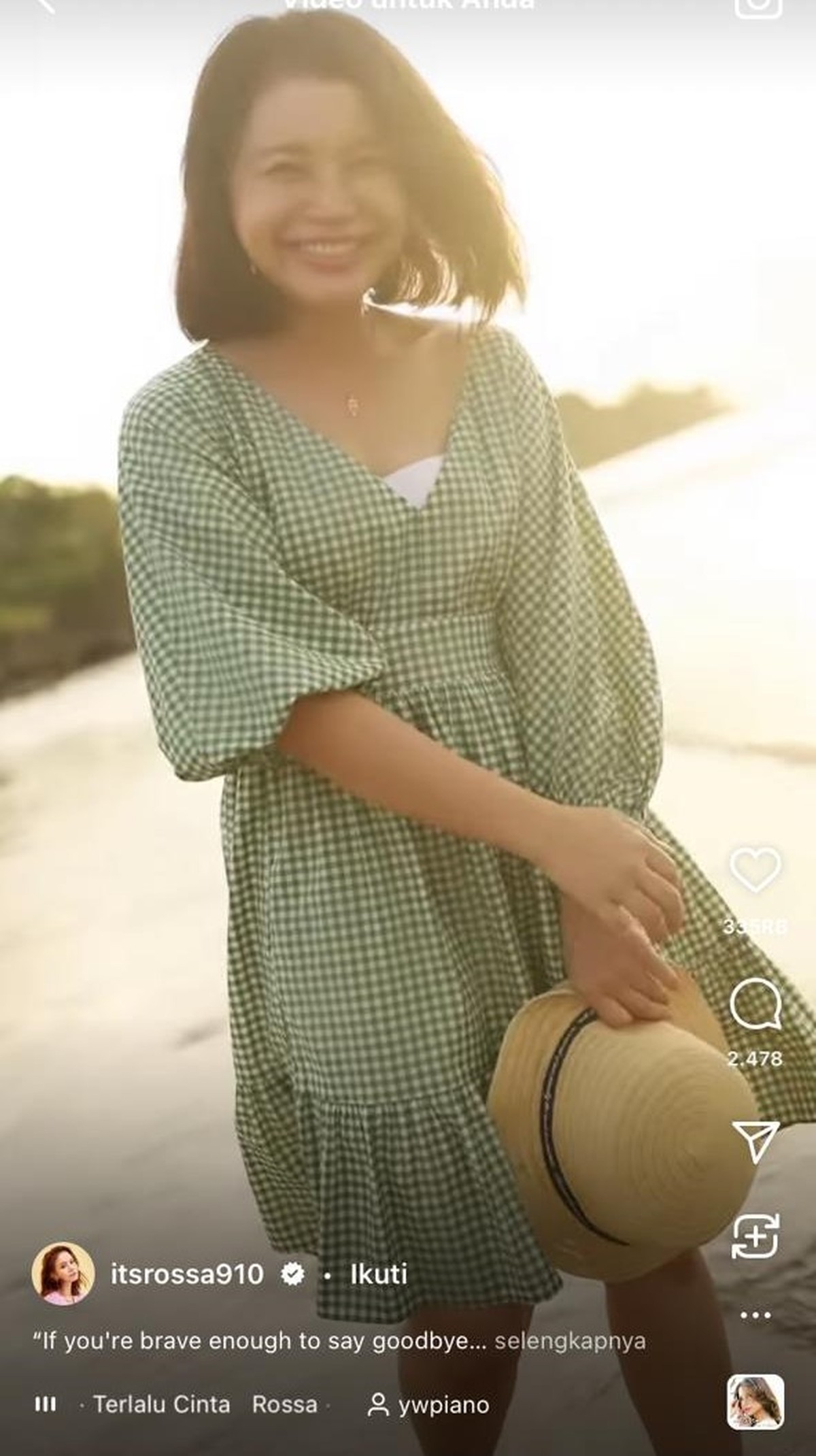 Unggahan terbaru Rossa pada akun Instagramnya tuai banyak pujian karena penampilannya&period; Yuk kita intip&excl;