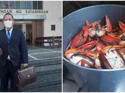 Wah! Pengacara Ini Terima Honor Kepiting Hidup dari Kliennya