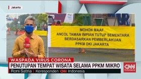 VIDEO: Penutupan Tempat Wisata Selama PPKM Mikro