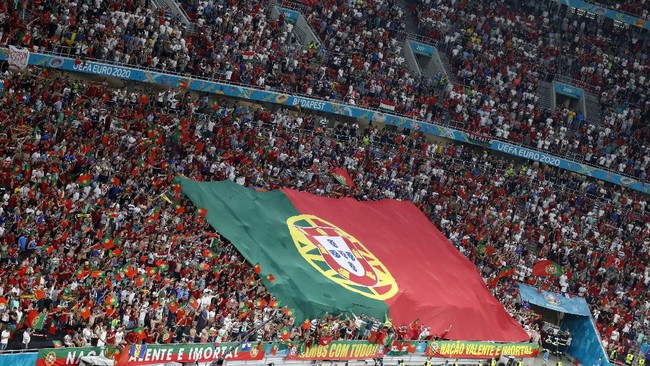 FOTO: Duel Imbang Portugal vs Prancis di Euro 2020