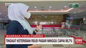 VIDEO: Tingkat Keterisian RSUD Pasar Minggu Capai 85,7%