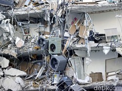 Korban Tewas Apartemen Ambruk di Florida Jadi 22 Orang