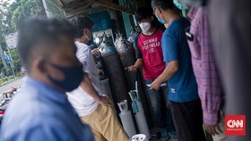 Indonesia Kembali Beri Bantuan 2.000 Tabung Oksigen ke India
