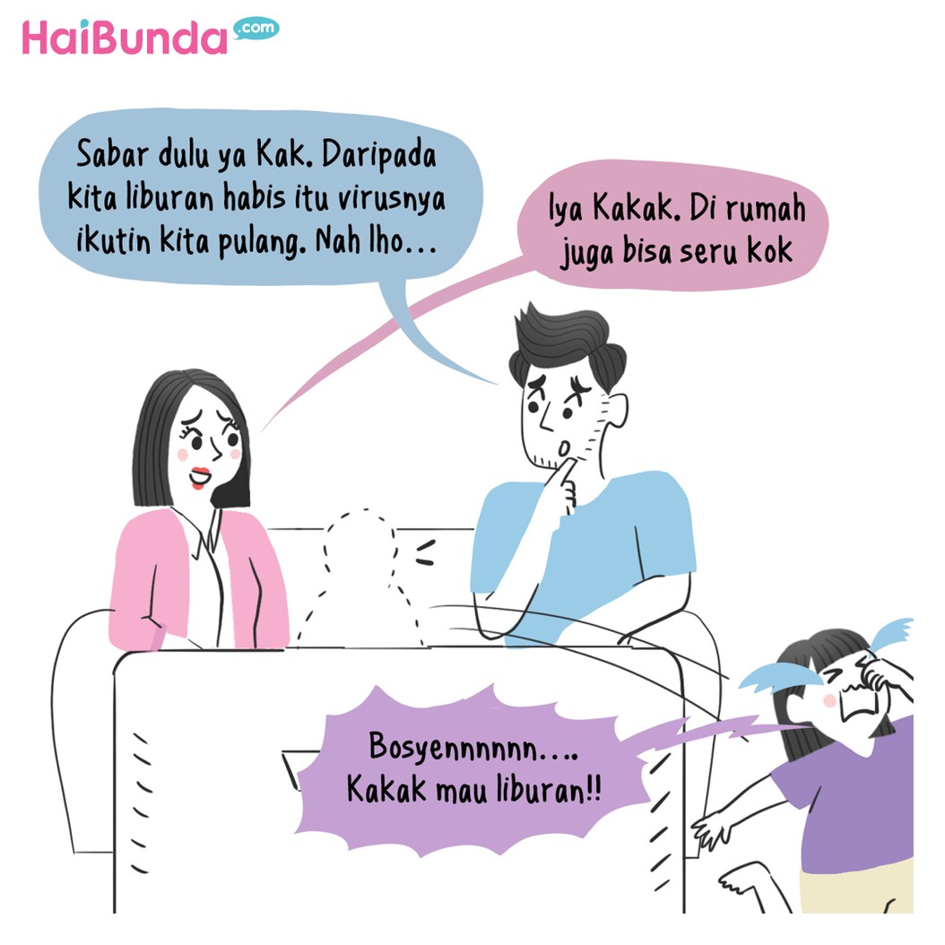 Komik Liburan di Rumah