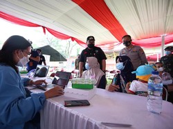 Animo Warga Kediri Ikut Vaksin COVID-19 Massal Diapresiasi
